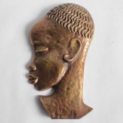 HAGENAUER Profil Femme africaine Bronze Viennois Autriche