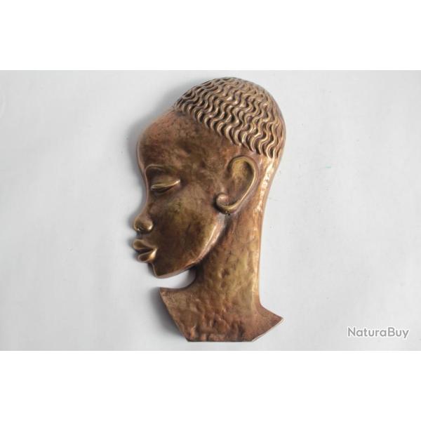 HAGENAUER Profil Femme africaine Bronze Viennois Autriche