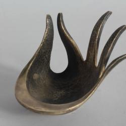 Walter BOSSE Bronze Viennois Cendrier Poisson Herta Baller