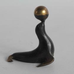 Richard ROHAC Bronze Viennois miniature Otarie