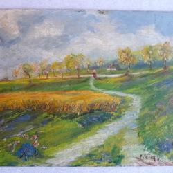 Tableau Peinture Gouache signé LICIA