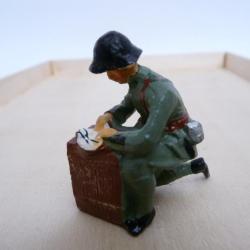 Soldat ELASTOLIN Militaire Carte Jouet Militaria