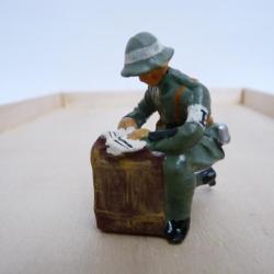 Soldat ELASTOLIN Militaire Carte Jouet Militaria