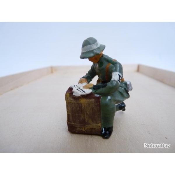 Soldat ELASTOLIN Militaire Carte Jouet Militaria