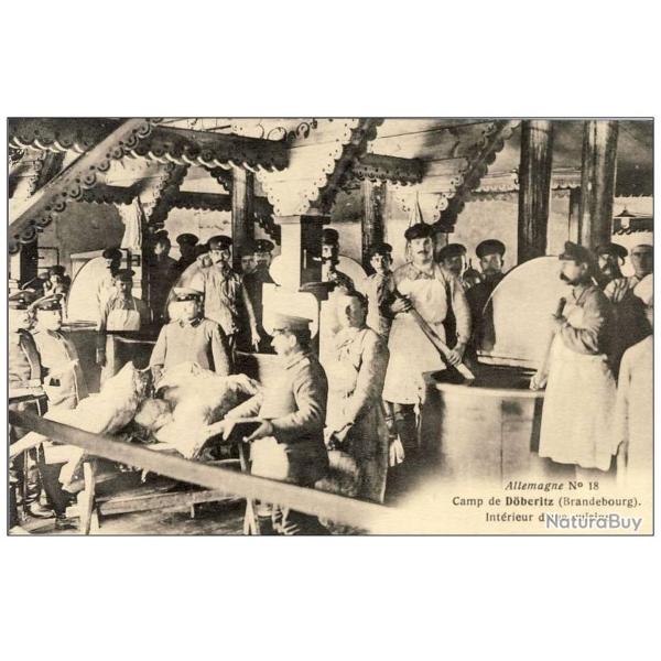 CPA GUERRE 1914-18 Allemagne N�18 Camp de D�beritz Brandebourg