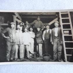 CPA photo Suisse Grisons Fürstenau Construction Pont Chemin de fer 1927