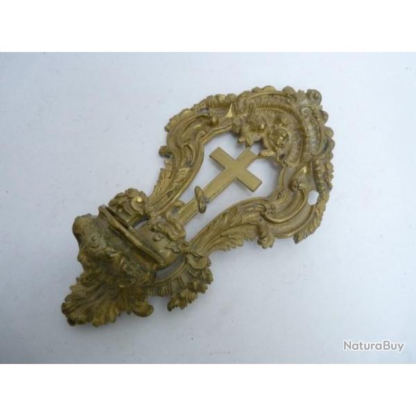 Ancien b�nitier bronze objet de culte religion