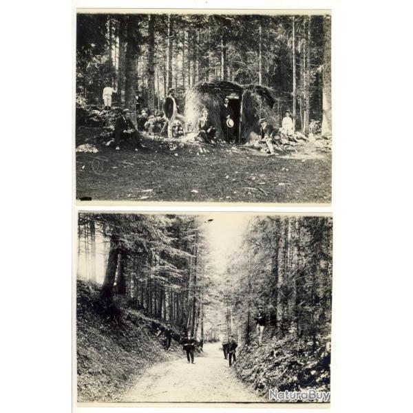 Photographie Suisse Neuch�tel For�t Bois de la Joux (x2)