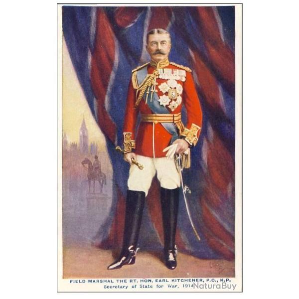 CPA Oilette Tuck's War Notabilities Field Marshal the RT Hon earl kitchener