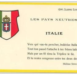 8 CPA illustr&eacute;e Drapeaux Guerre 1914-18 Pays neutres H&eacute;l&egrave;ne SEGUIN