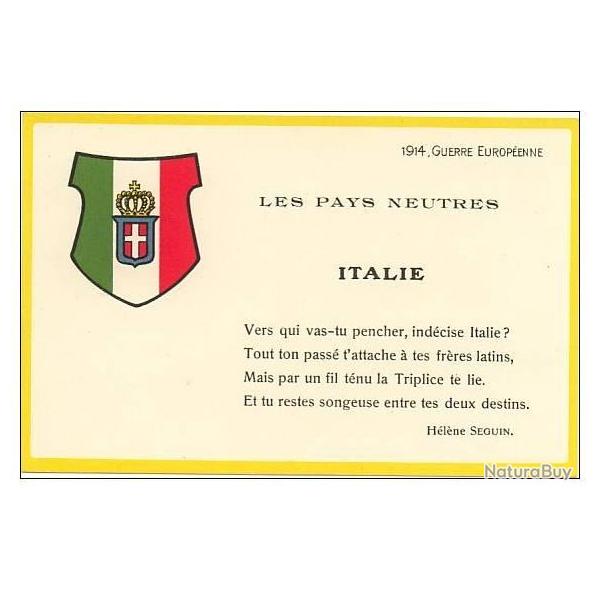 8 CPA illustr�e Drapeaux Guerre 1914-18 Pays neutres H�l�ne SEGUIN