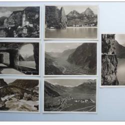 7 CPA Suisse Schwytz Oberalpstrasse Axenstrasse Erstfeld Brunnen