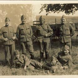 CP Photo Militaria Soldats Régiment Suisse Bülach Canton de Zurich