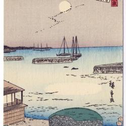 CPA illustr&eacute;e sign&eacute;e japonaise Japon Japan Estampe Sc&egrave;nes de vie Rare