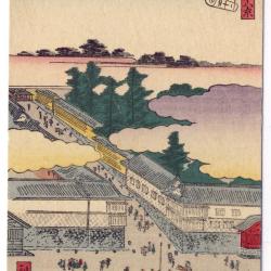 CPA illustr&eacute;e sign&eacute;e japonaise Japon Japan Estampe Sc&egrave;nes de vie Rare