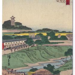 CPA illustr&eacute;e sign&eacute;e japonaise Japon Japan Estampe Sc&egrave;nes de vie Rare