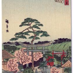 CPA illustr&eacute;e sign&eacute;e japonaise Japon Japan Estampe Sc&egrave;nes de vie Rare