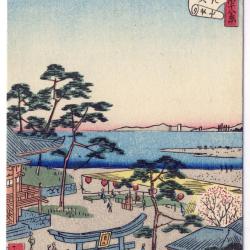 CPA illustr&eacute;e sign&eacute;e japonaise Japon Japan Estampe Sc&egrave;nes de vie Rare