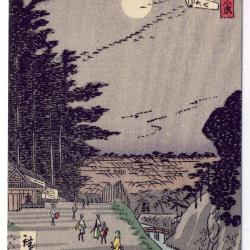 CPA illustr&eacute;e sign&eacute;e japonaise Japon Japan Estampe Sc&egrave;nes de vie Rare