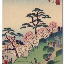 CPA illustr&eacute;e sign&eacute;e japonaise Japon Japan Estampe Sc&egrave;nes de vie Rare