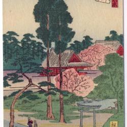 CPA illustr&eacute;e sign&eacute;e japonaise Japon Japan Estampe Sc&egrave;nes de vie Rare