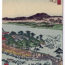 CPA illustr&eacute;e sign&eacute;e japonaise Japon Japan Estampe Sc&egrave;nes de vie Rare