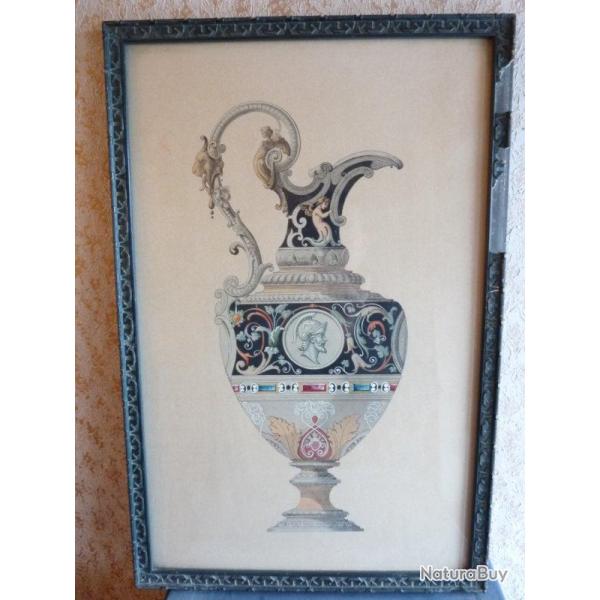 Dessin original Aigui�re XIXe si�cle