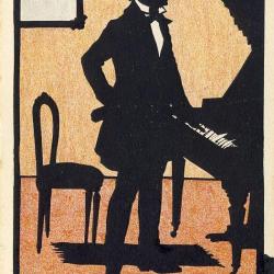 CPA illustr&eacute;e F. PHILIPP grands musiciens Mendelsohn