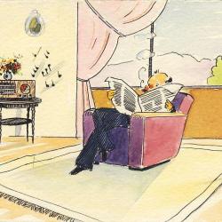 CPA illustr&eacute;e M. FATIA 1939