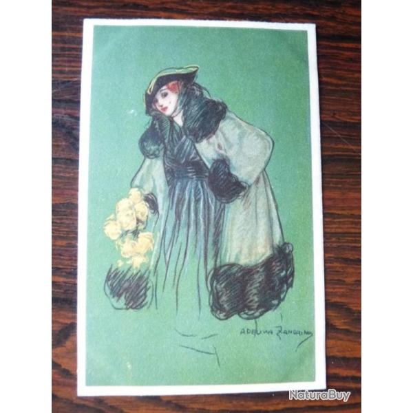 CPA illustr�e ZANDRINO Italie Femme Mode