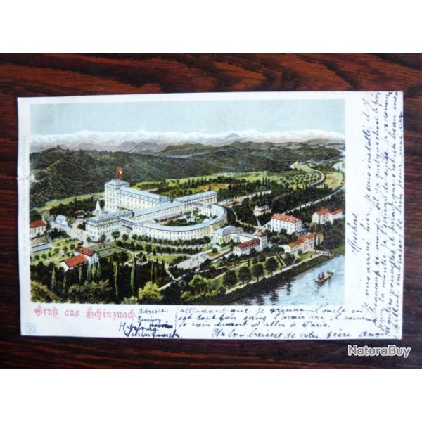 CPA Suisse ARGOVIE Gruss aus Schinznach 1900