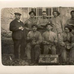 CPA Militaria R&eacute;giment d'Infanterie Alpine 159e RIA Les AS Bouifs Rare