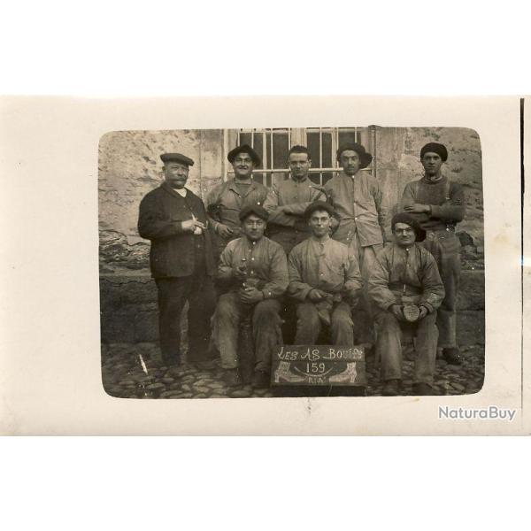 CPA Militaria R�giment d'Infanterie Alpine 159e RIA Les AS Bouifs Rare