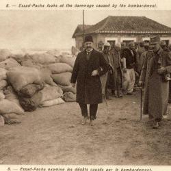 CPA Militaria Peintre arm&eacute;e Serbe Valitch Essad-Pacha Guerre