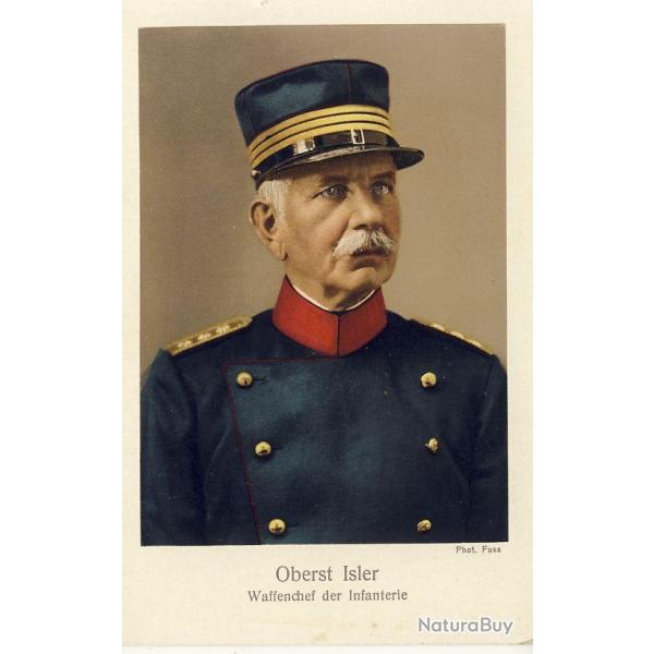 Carte Postale ancienne Oberst ISLER Waffenchef der Infanterie