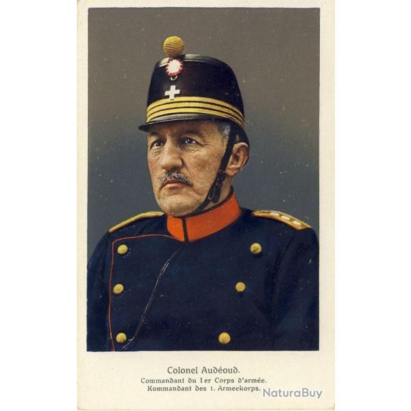 Carte Postale ancienne Colonel AUDEOUD Commandant 1er corps d'arm�e