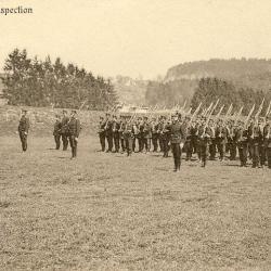 Carte Postale ancienne Inspection Suisse militaria