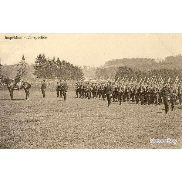 Carte Postale ancienne Inspection Suisse militaria