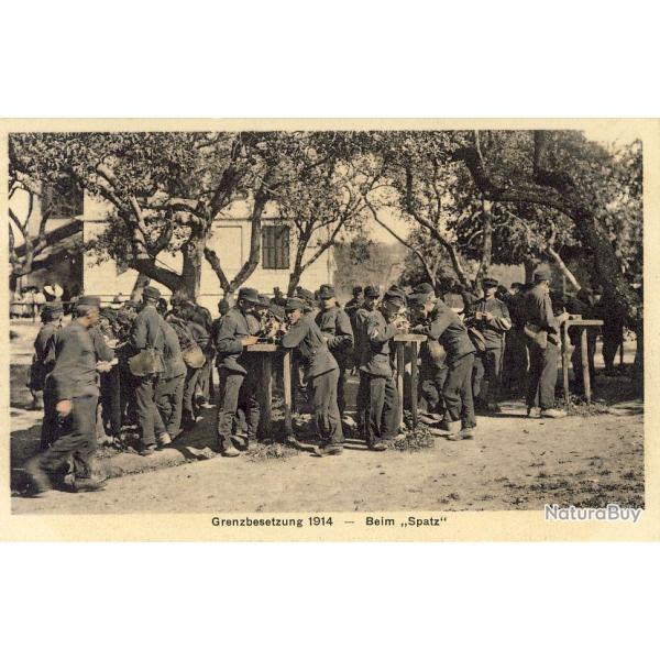 Carte Postale ancienne Militaire Suisse Occupation des fronti�res 1914