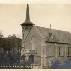 CP photo Suisse VERSOIX 4074 L&acute;&Eacute;glise protestante