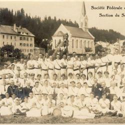 CPA Suisse Sport Soci&eacute;t&eacute; F&eacute;d&eacute;rale de Gymnastique Section du Sentier 1920