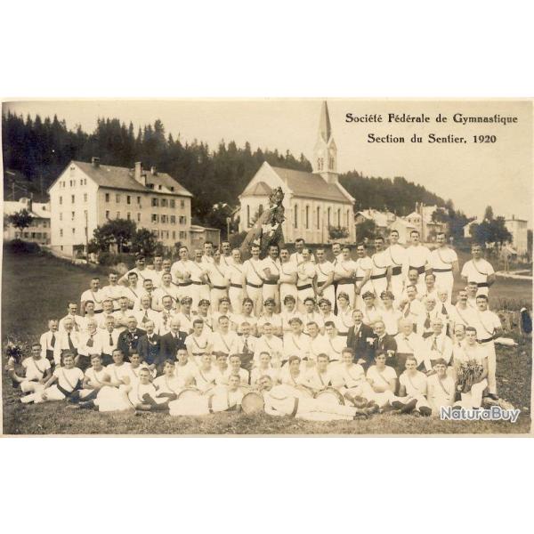 CPA Suisse Sport Soci�t� F�d�rale de Gymnastique Section du Sentier 1920