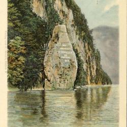 CPA Suisse LUCERNE Der Mythenstein am Vierwaldst&auml;tter See Rocher Lac