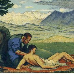 Entier postal CPA Croix Rouge F&ecirc;te nationale Suisse 1917