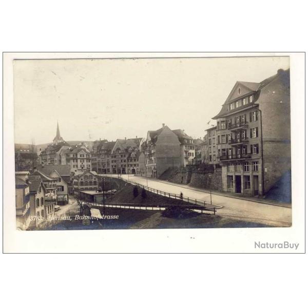 CPA Suisse Appenzell Herisau Bahnhofstrasse 1921