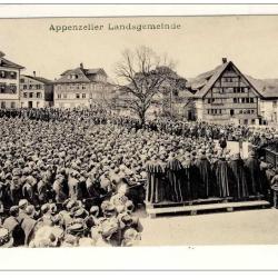 CPA Suisse Appenzell Appenzeller Landsgemeinde