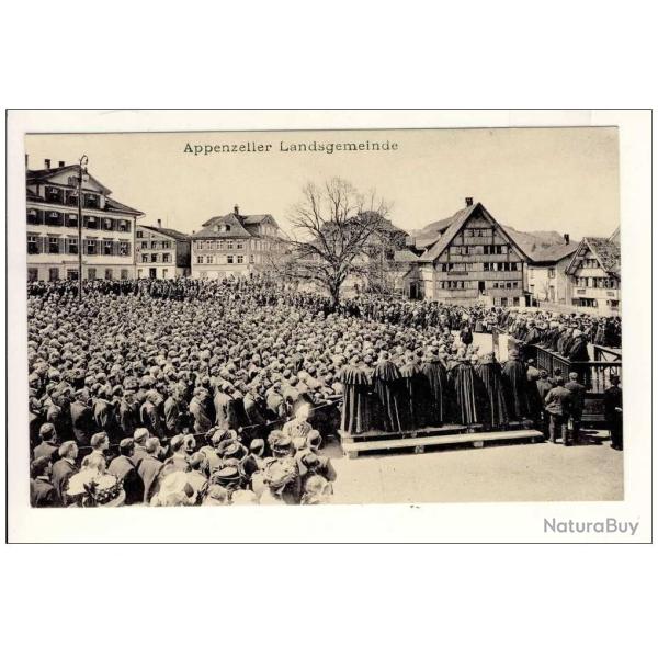 CPA Suisse Appenzell Appenzeller Landsgemeinde