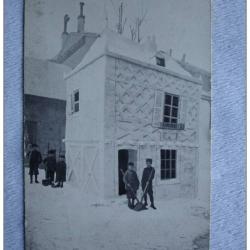 CPA Suisse La Chaux de Fonds Construction de Neige Maison Henri IV