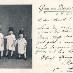 CPA SUISSE NEUCHATEL Gruss aus Chaux de Fonds 1900