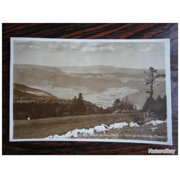 CP Suisse Neuch�tel Creux du Van Vue sur le Val de Travers